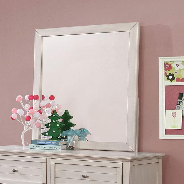  Furniture of America Brogan CM7517WH-M Mirror IMAGE 1