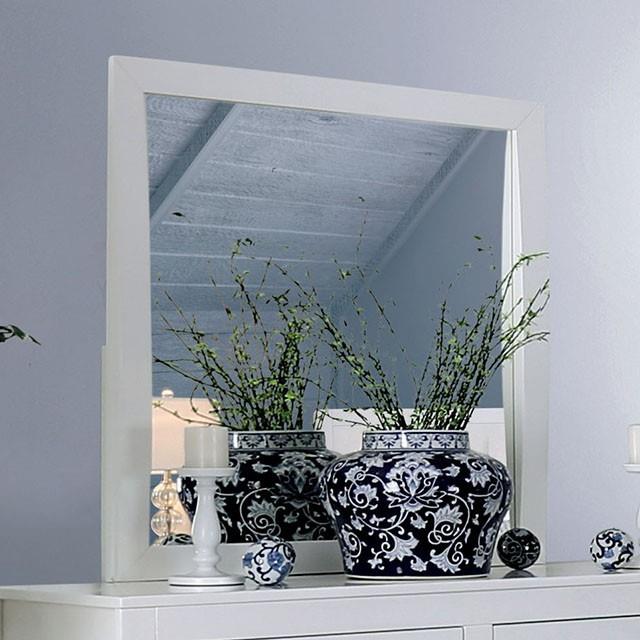  Furniture of America Deanne CM7527WH-M Mirror IMAGE 1