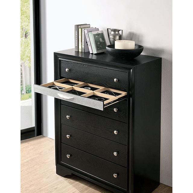  Furniture of America Chrissy CM7552BK-C Chest IMAGE 2