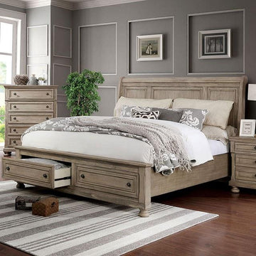  Size_California King  -- Wells Panel Bed with Storage IMAGE 1