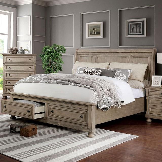  Size_King  -- Wells CM7568EK-BED E.King Bed IMAGE 1
