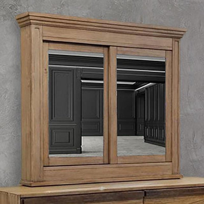  Furniture of America Coimbra CM7623SM Cabinet Mirror IMAGE 1