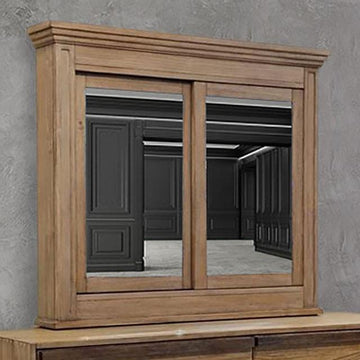  Furniture of America Coimbra CM7623SM Cabinet Mirror IMAGE 1
