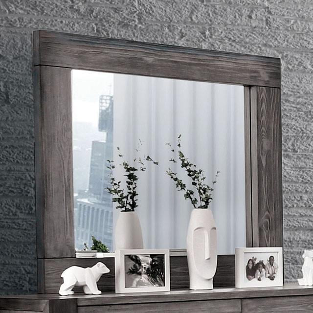  Furniture of America Janeiro CM7628GY-M Mirror IMAGE 1