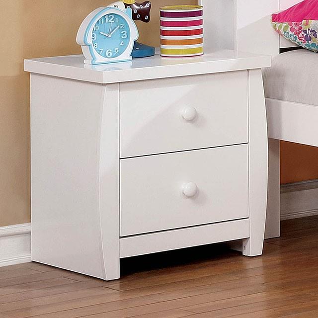  Furniture of America Marlee CM7651WH-N Night Stand IMAGE 1