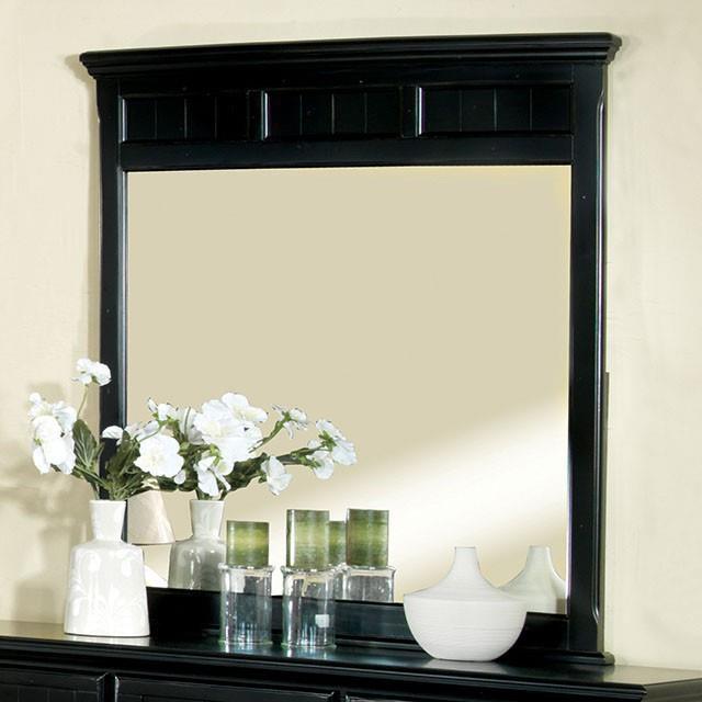 Furniture of America Willow Creek CM7690BK-M Mirror IMAGE 1
