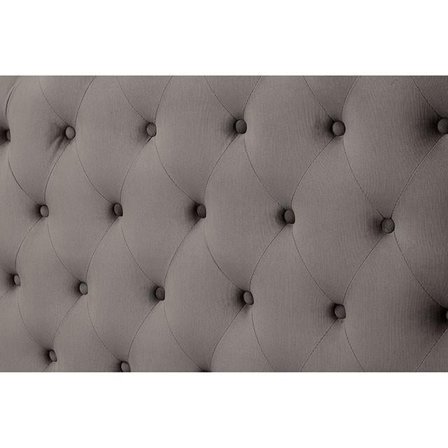  Color_Grey  Size_California King  -- Cayla CM7779GY-CK-BED-VN Cal.King Bed IMAGE 3