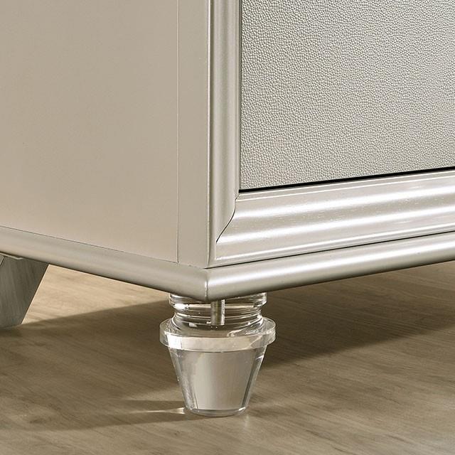  Color_Pearl White/white  Size_King  --  Maddie CM7899EK-BED E.King Bed IMAGE 9