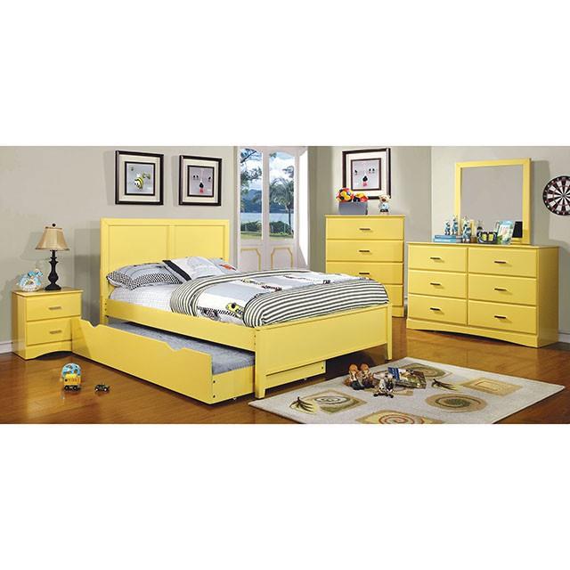 Furniture of America Prismo CM7941YW-T-BED Twin Bed IMAGE 1