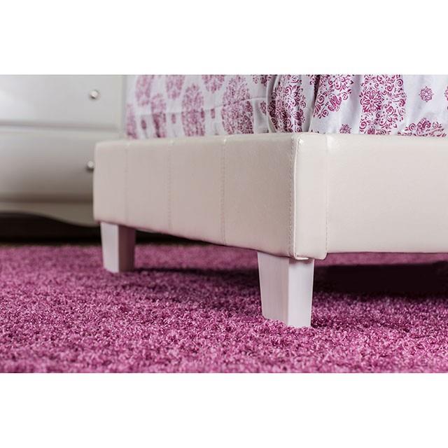  Color_White  Size_Twin  -- Velen CM7949WH-T-BED-VN Twin Bed IMAGE 7