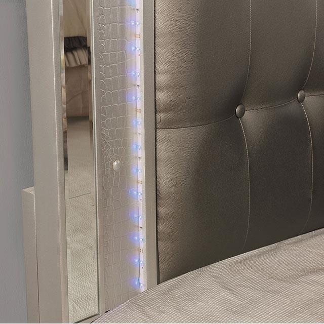  Furniture of America Brachium CM7977SV-C Chest IMAGE 3