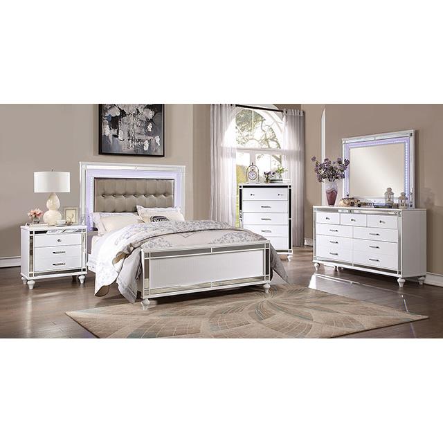  Color_White  Size_King  -- Brachium CM7977WH-EK-BED E.King Bed IMAGE 2