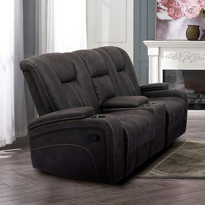  Furniture of America Amirah CM9903-LV Glider Loveseat IMAGE 1