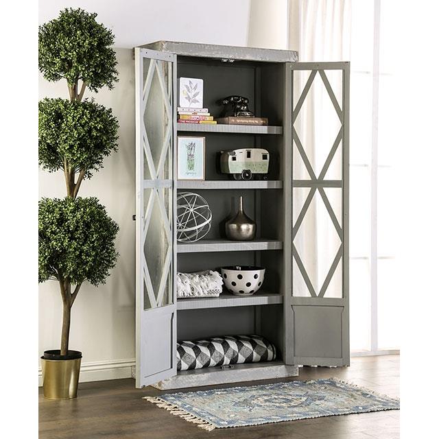  Furniture of America Zenia EM-AC094GY Curio IMAGE 3