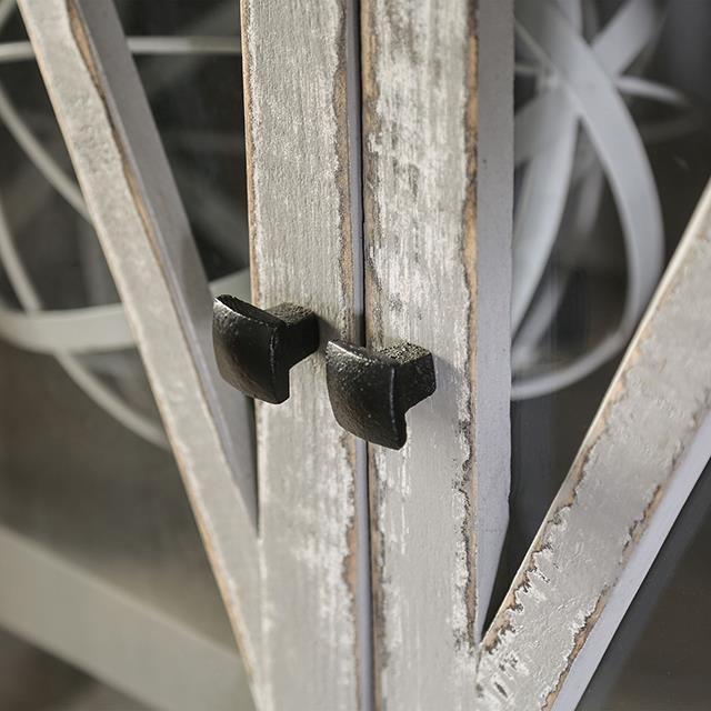  Furniture of America Zenia EM-AC094GY Curio IMAGE 4