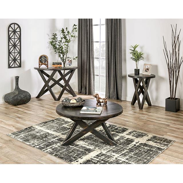  Furniture of America Culver EM4003BK-S Sofa Table IMAGE 1