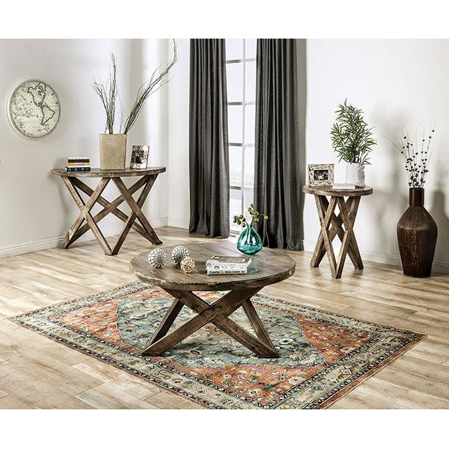  Furniture of America Culver EM4003BR-S Sofa Table IMAGE 1