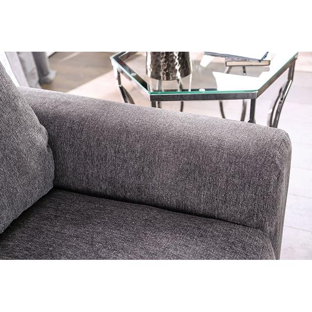  Furniture of America Dagmar EM6723GY-LV Loveseat IMAGE 4