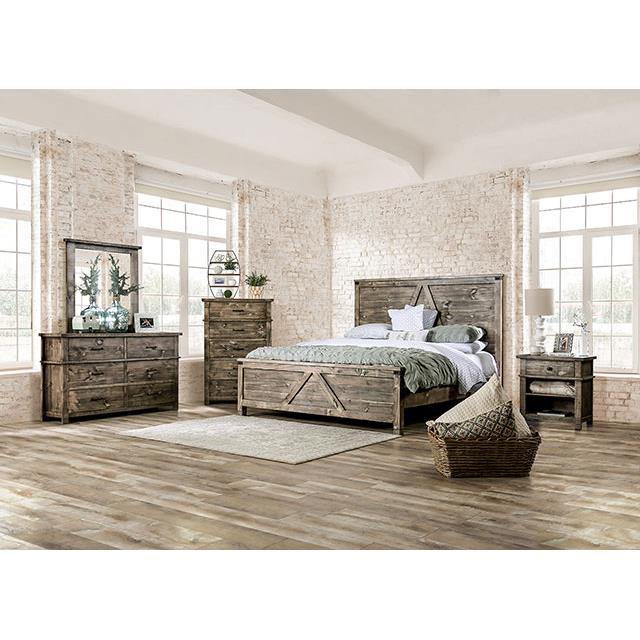  Furniture of America Woodburn EM7071BR-D Dresser IMAGE 2