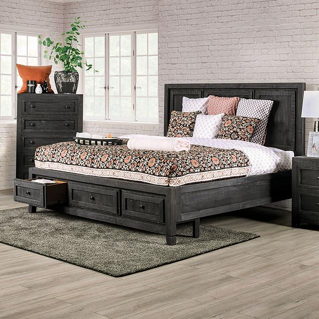  Color_Ash/ Brown  Size_Queen  -- Oakridge Bed IMAGE 1