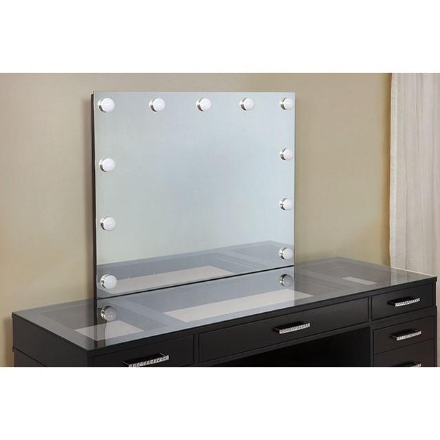  Furniture of America Valentina FOA-DK5682DG-PK Vanity Set IMAGE 3