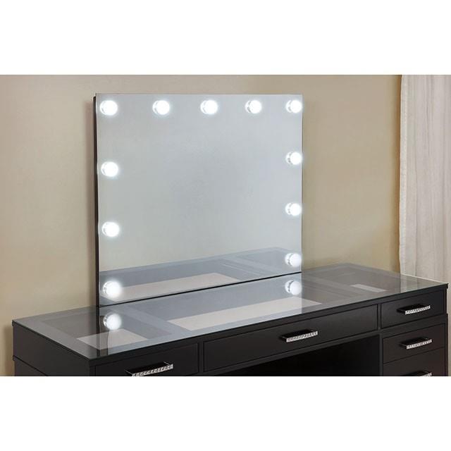  Furniture of America Valentina FOA-DK5682DG-PK Vanity Set IMAGE 4