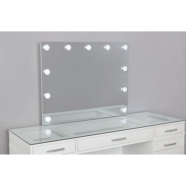  Furniture of America Valentina FOA-DK5682WH-PK Vanity Set IMAGE 3