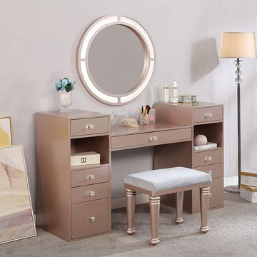  Furniture of America Yasmine FOA-DK5683PK-PK Vanity Set IMAGE 1