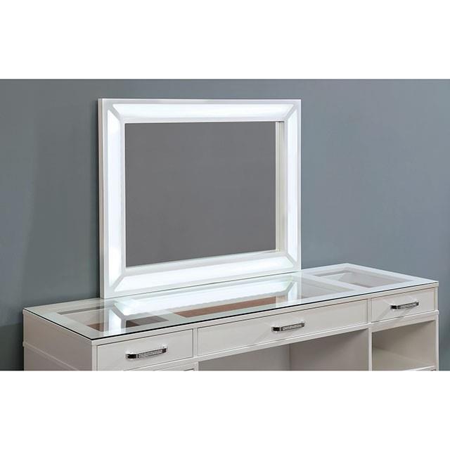  Furniture of America Vickie FOA-DK5684WH-PK Vanity Set IMAGE 4