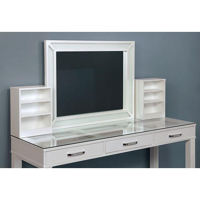  Furniture of America Stephanie FOA-DK5685WH-PK Vanity Set IMAGE 3