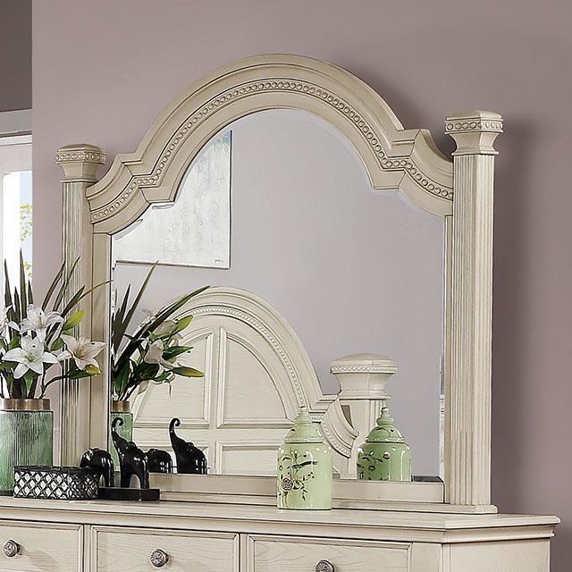 Furniture of America Pamphilos FOA7144WH-M Mirror IMAGE 1