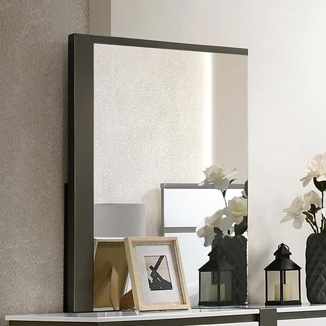  Furniture of America Birsfelden FOA7225WH-M Mirror IMAGE 1