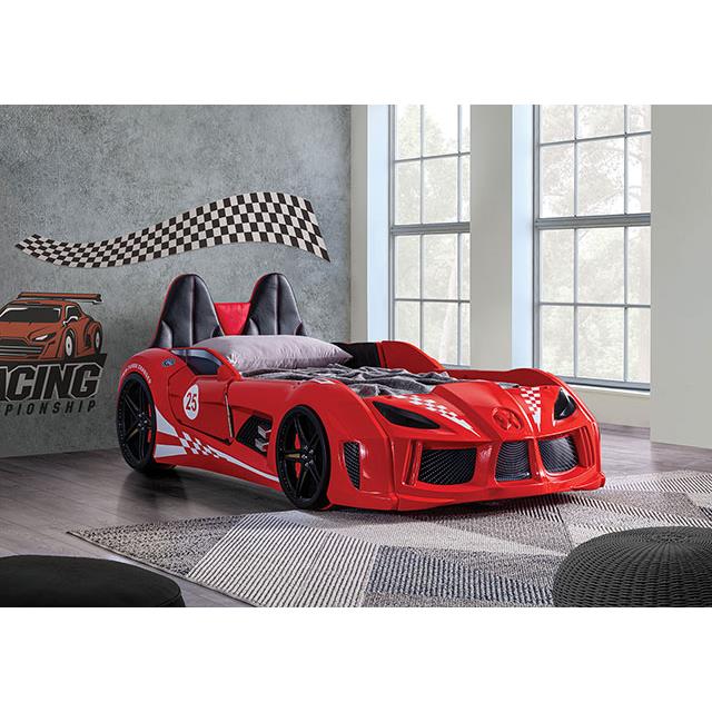  Furniture of America Trackster FOA7723RD-BED Bed IMAGE 1