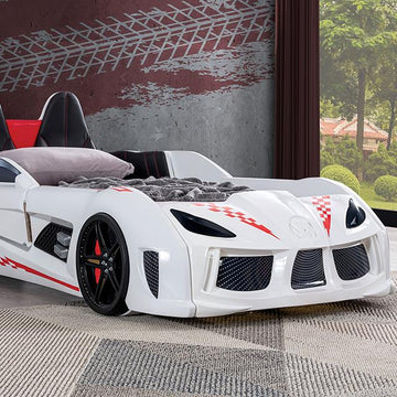  Furniture of America Trackster FOA7723WH-BED Bed IMAGE 1