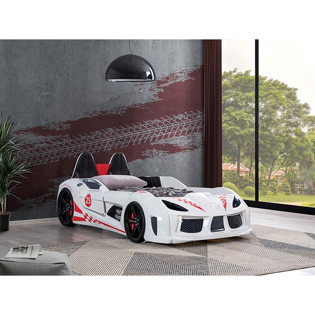  Furniture of America Trackster FOA7723WH-BED Bed IMAGE 2