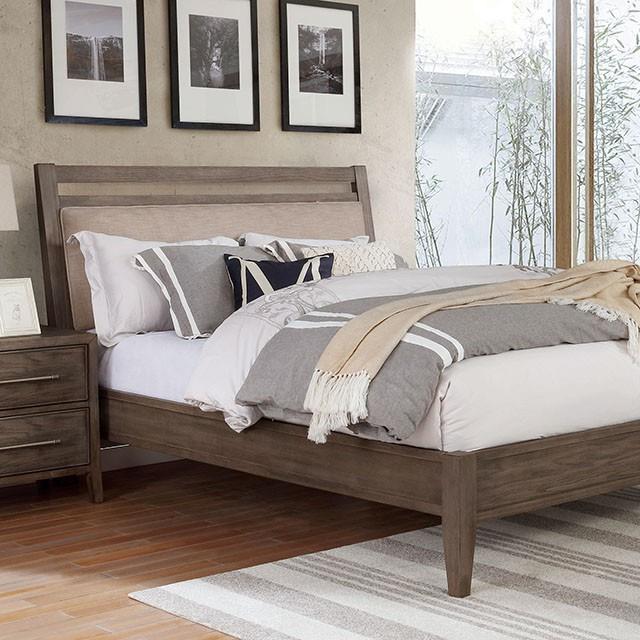  Size_California King  -- Tawana Upholstered Panel Bed IMAGE 1