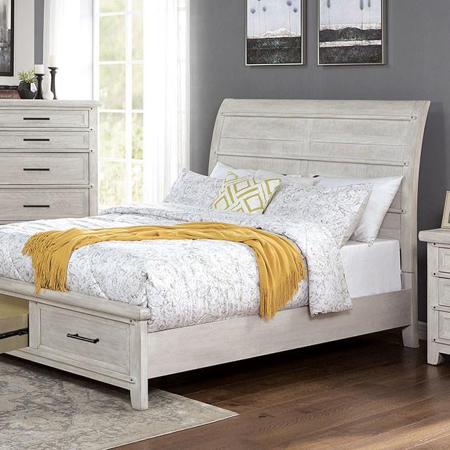  Size_California King  -- Shawnette King Panel Bed with Storage IMAGE 1