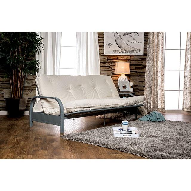  Furniture of America Plosh FP-2415NN 8" White Futon Mattress w/ Spring IMAGE 1