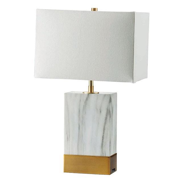  Furniture of America Faith L731197-GL Table Lamp IMAGE 1
