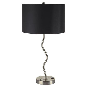  Furniture of America Sprig L76224T-BK-2PK Table Lamp (2/Box) IMAGE 1