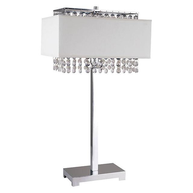  Furniture of America Naya L7733WH Table Lamp IMAGE 1