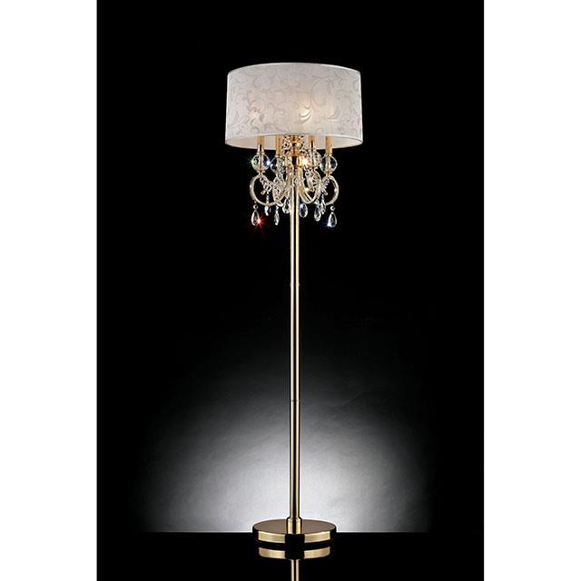  Furniture of America Deborah L9155F Floor Lamp IMAGE 1