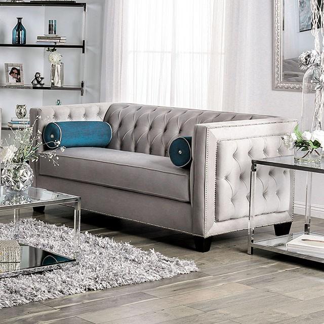  Furniture of America Silvan SM2283-LV Love Seat IMAGE 1