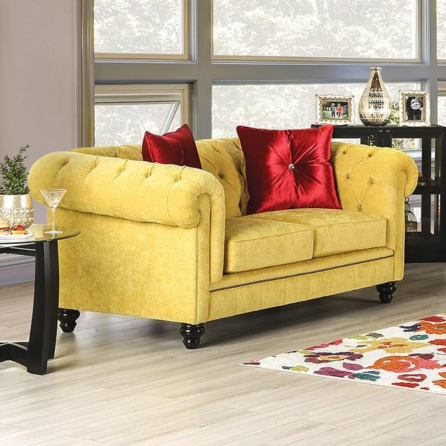 Furniture of America Eliza SM2284-LV Love Seat IMAGE 1