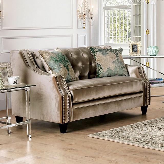  Furniture of America Elicia SM2685-LV Love Seat IMAGE 1