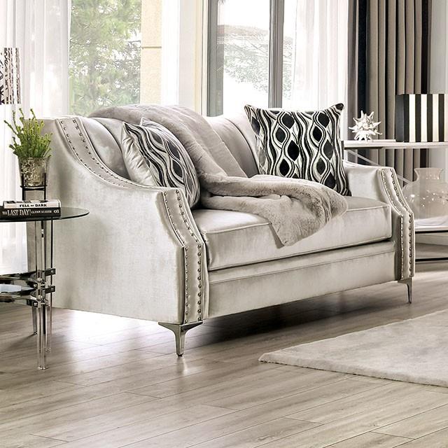  Furniture of America Elicia SM2686-LV Love Seat IMAGE 1