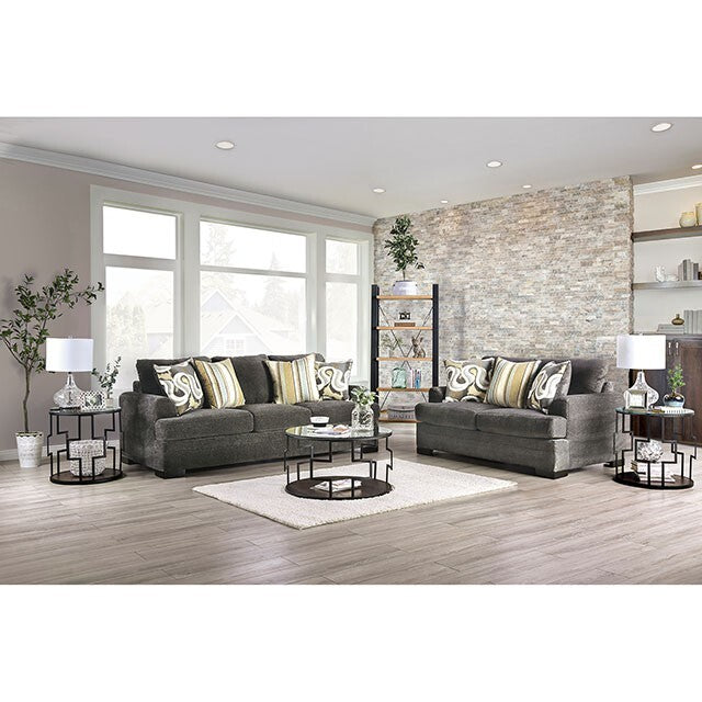  Furniture of America Taliyah Stationary Fabric Sofa SM3080-SF IMAGE 1