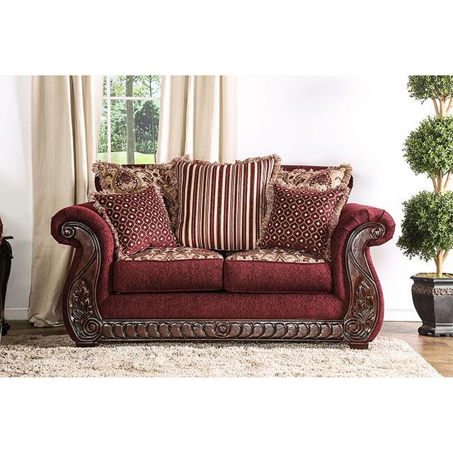  Furniture of America Tabitha SM6110-LV Love Seat IMAGE 2
