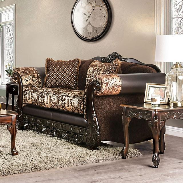  Furniture of America Newdale SM6427-LV Love Seat IMAGE 1