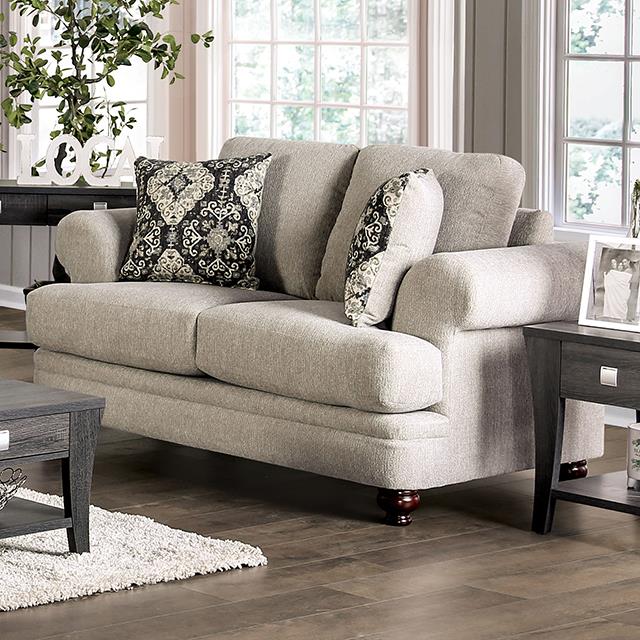  Furniture of America Miramar SM6442-LV Loveseat IMAGE 1
